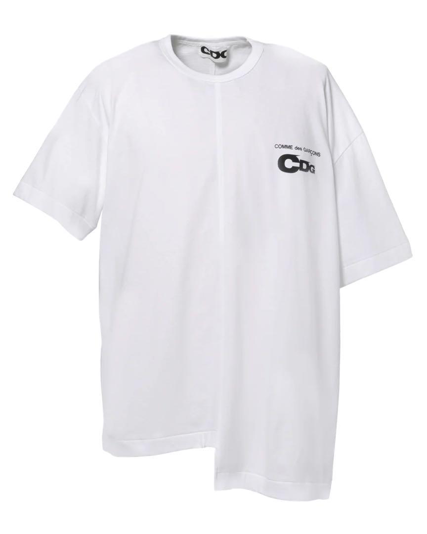 ASYMMETRIC SPLIT T-SHIRT CDG
