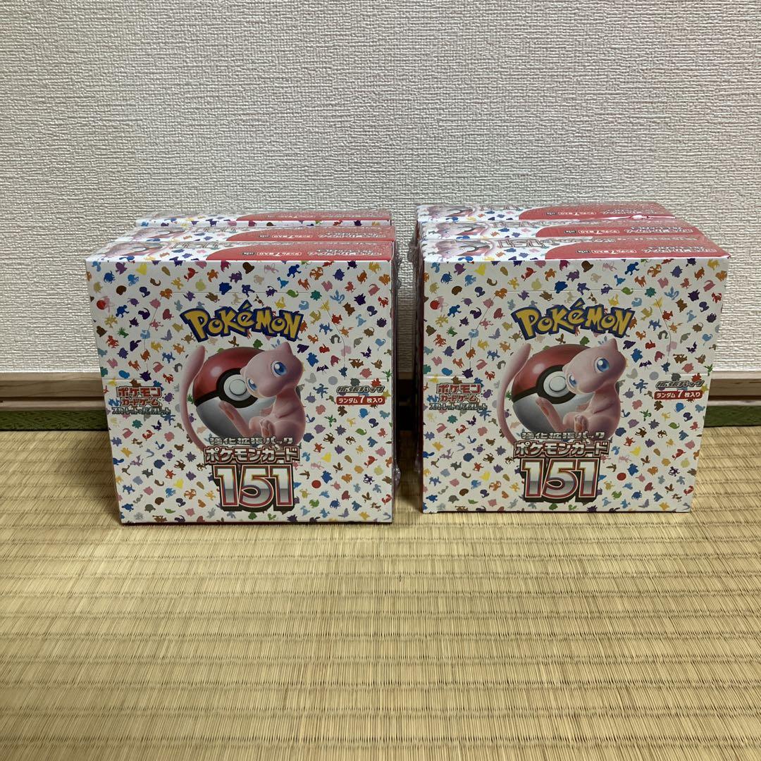 ポケモンカード151 シュリンク付き　6BOX ポケモンカード 151 シュリンク付 6BOX