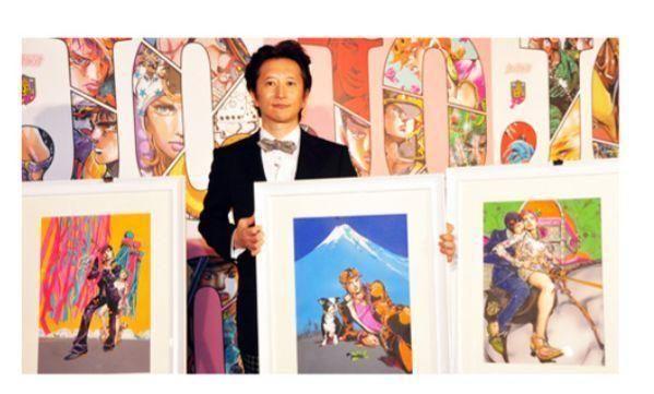 ジョジョ展 2012 複製原画 徐倫 ブチャラティ GUCCI　荒木飛呂彦原画展 ジョジョ展 複製原画 徐倫 ＆ブチャラティ グッチ GUCCI