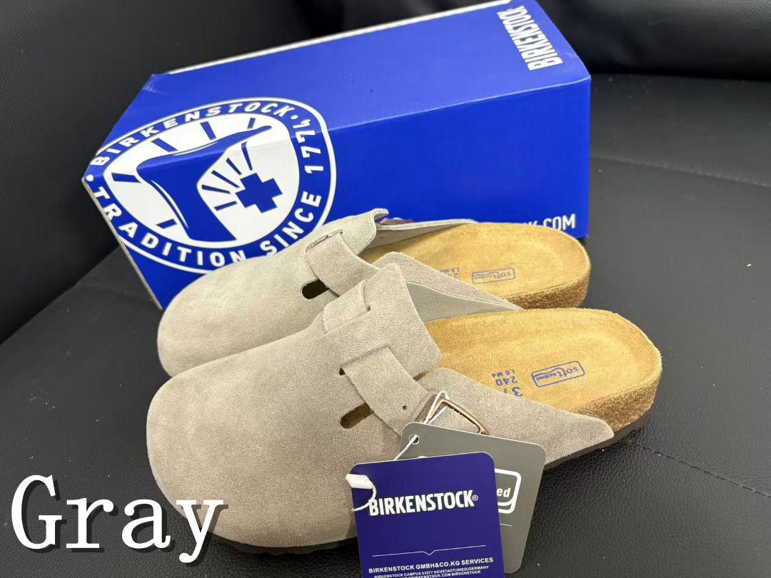 Boston Birkenstock ビルケンシュトック サンダル グレー