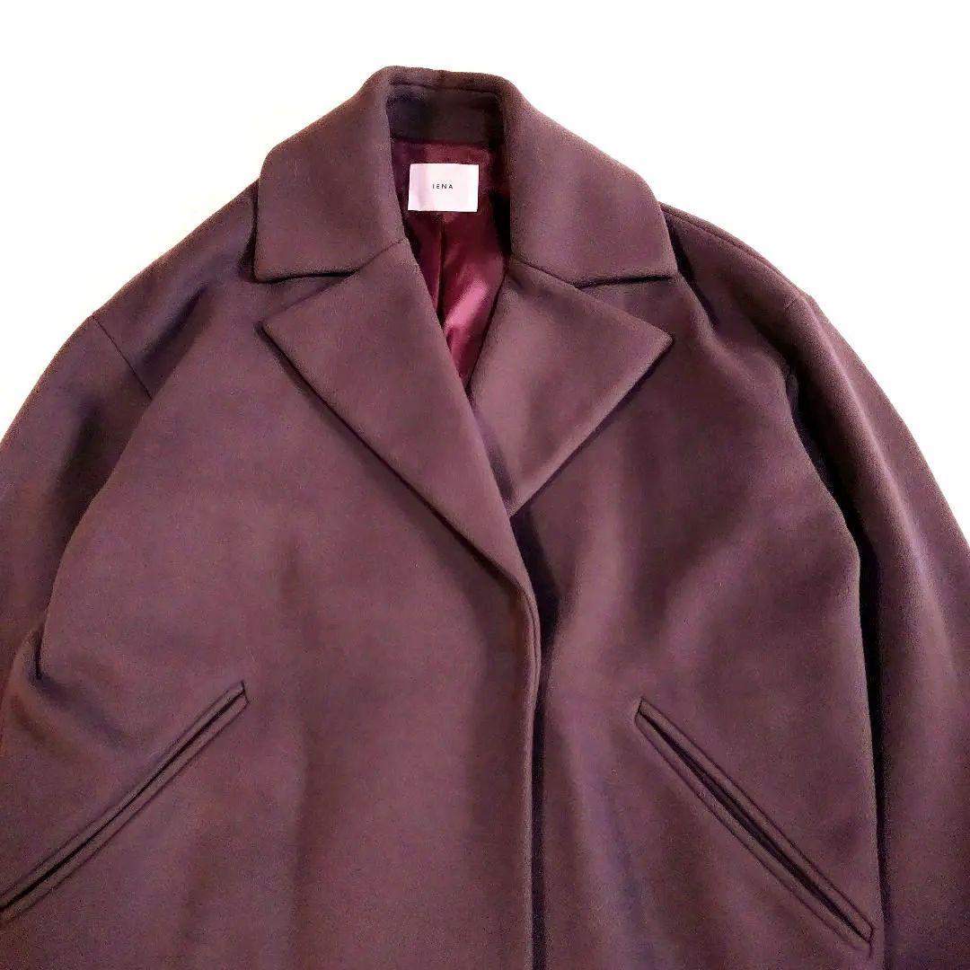 IENA × MANTECO ウール オーバー チェスターコート コクーン 美品 IENA × MANTECO ウール オーバー チェスターコート コクーン 美品