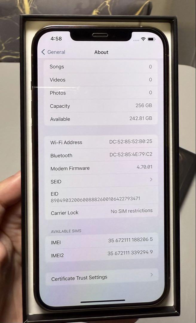 iphone 12 pro max 256GB美品