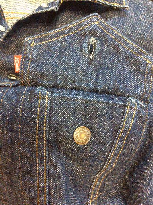 リーバイス ケアタグ 70s 濃紺 34 CuSW0-m96129242019 デニムジャケット70505 e 4th 再入荷お得