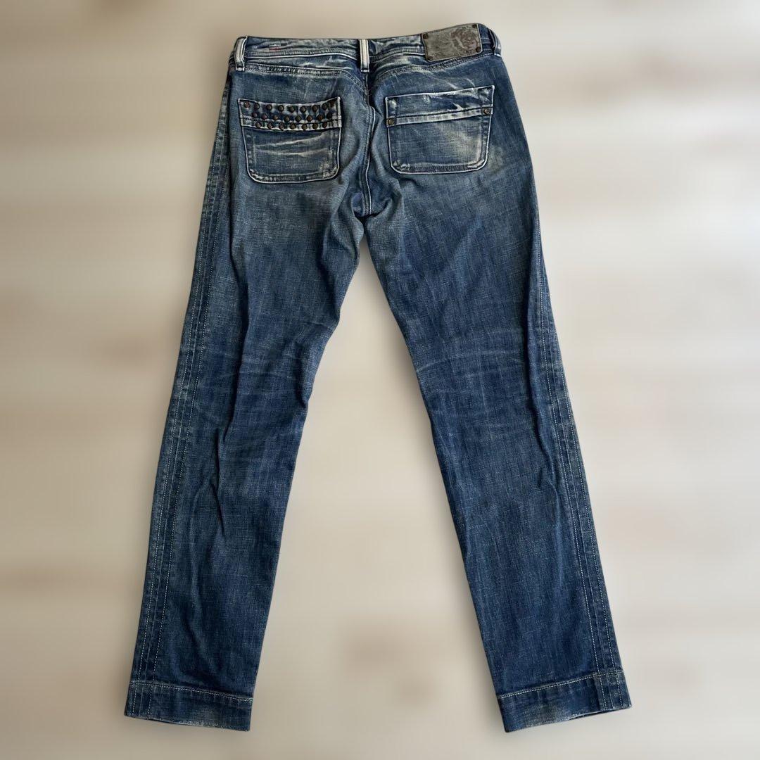 DIESEL KINKEY W30 L32 スタッズデニム DIESEL KINKEY W30 L32 スタッズデニム