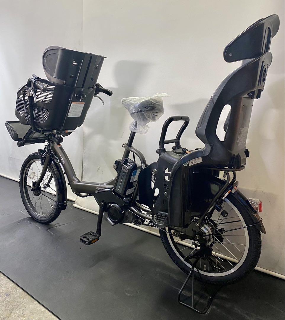 1年保証 送料無料　ヤマハ　パスキッス　20インチ　グレー色　電動アシスト自転車