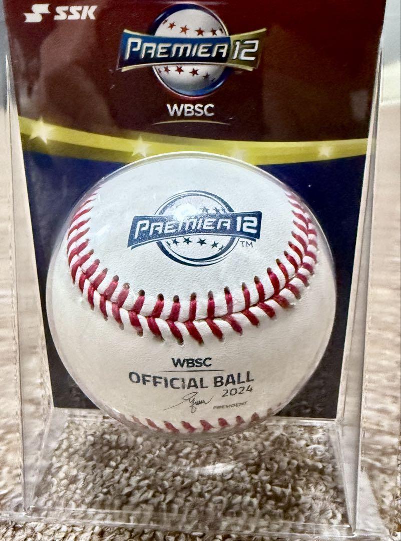 プレミア12 公式球 2024 WBSC プレミア12 試合球 公式球 ボール 新品未開封 侍ジャパン