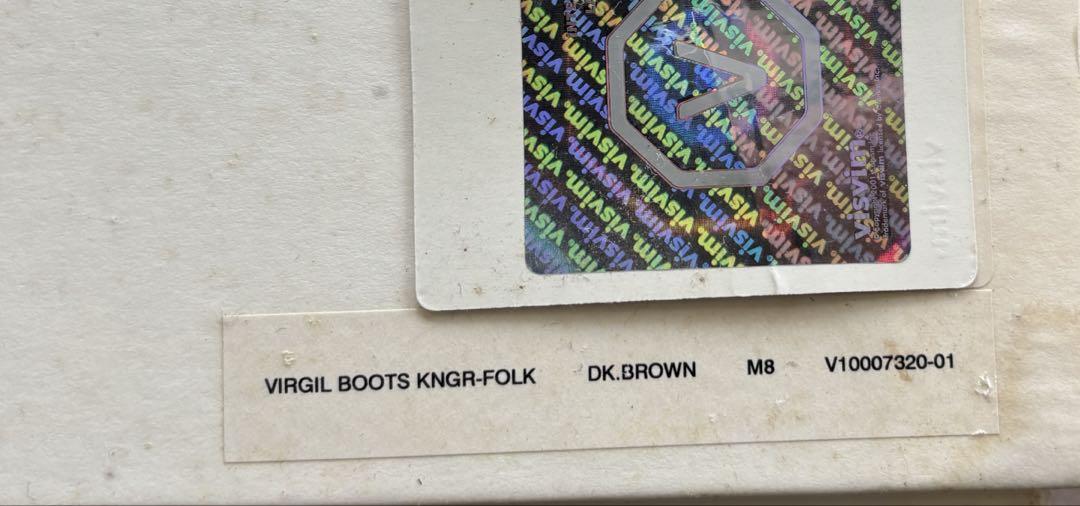 visvim VIRGIL BOOTS KNGR-FOLK ブーツ ヴィズヴィム