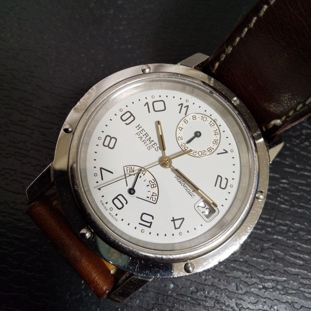 訳あり HERMES クリッパー CL5.710 スケルトン自動巻き稼働品 訳あり HERMES クリッパー CL5.710 スケルトン自動巻き稼働品