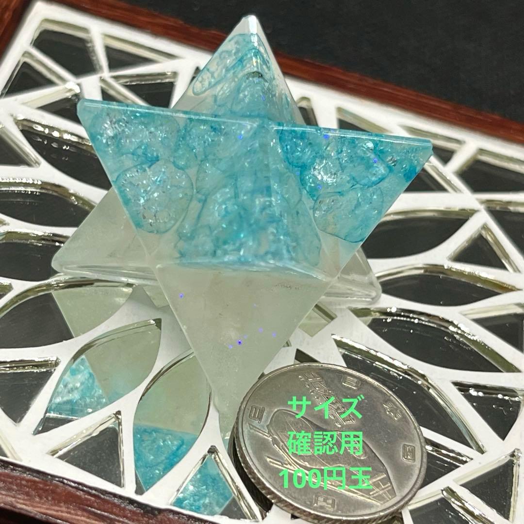 クラック水晶ブルー＆ムーンストーン