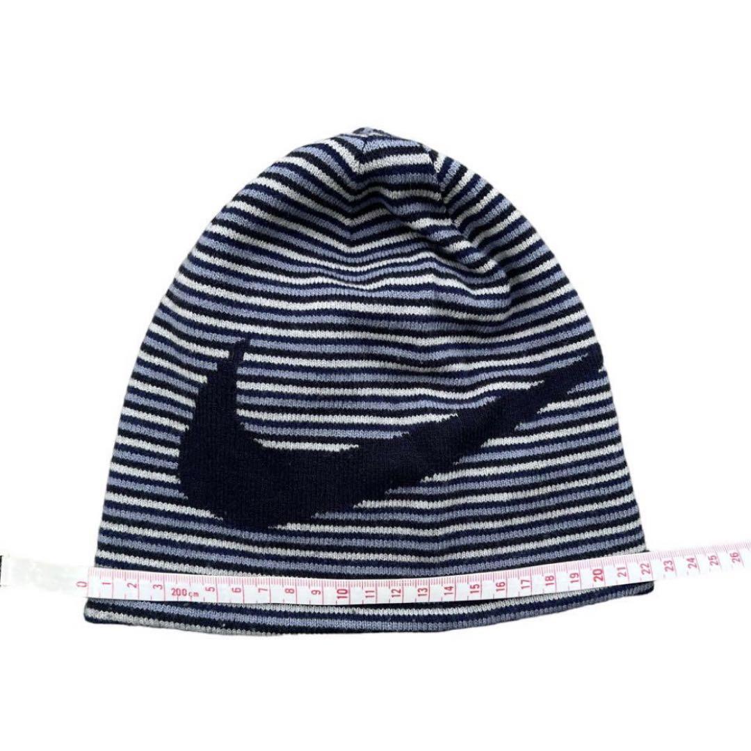お歳暮 のし 00s】NIKE ナイキ Y2K マルチボーダー 2WAY ビーニー ニット帽 帽子