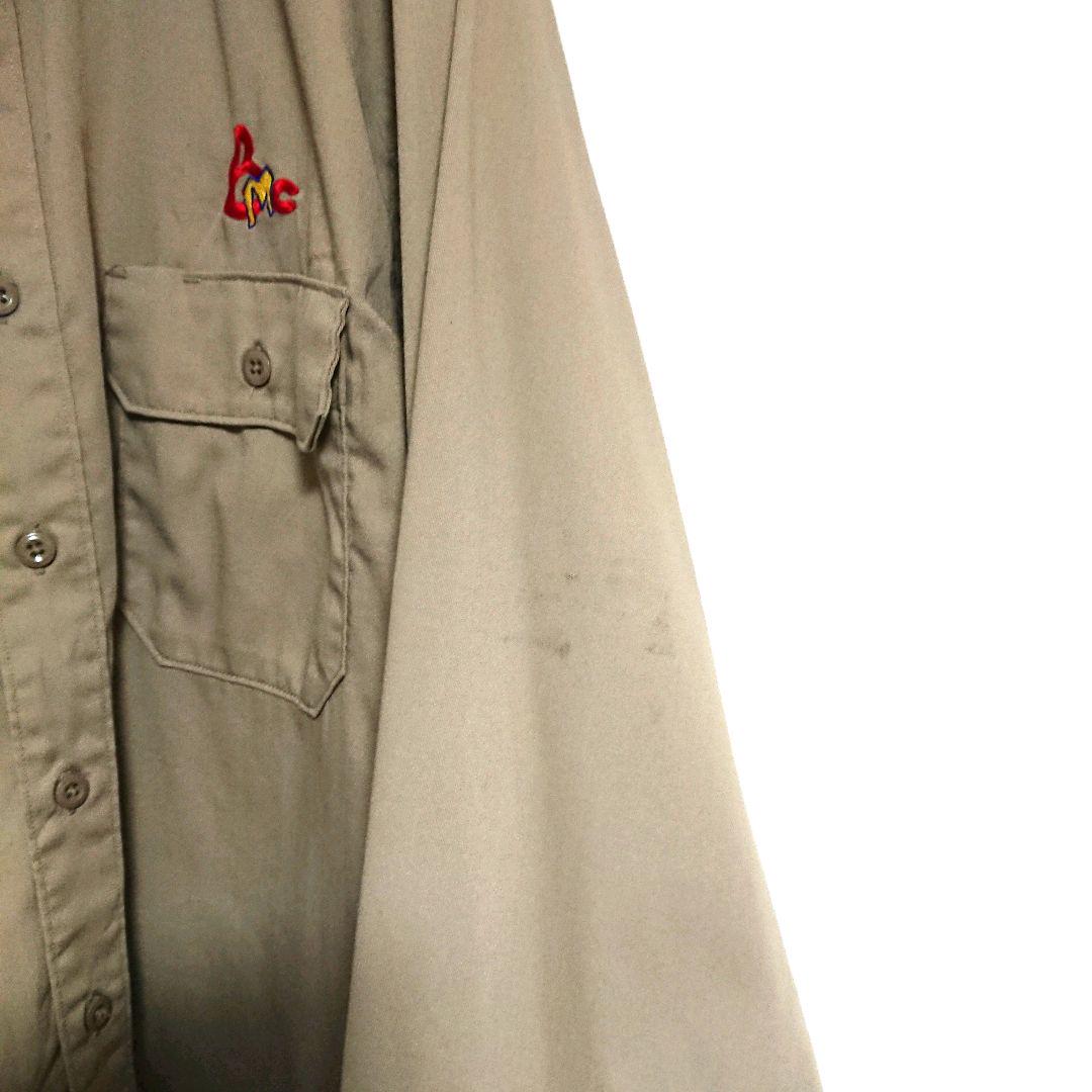 Carhartt  カーハート  刺繍ロゴ  ビッグサイズ 長袖  ワークシャツ