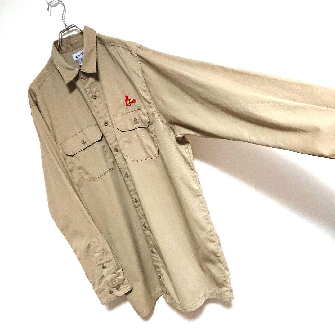 Carhartt  カーハート  刺繍ロゴ  ビッグサイズ 長袖  ワークシャツ