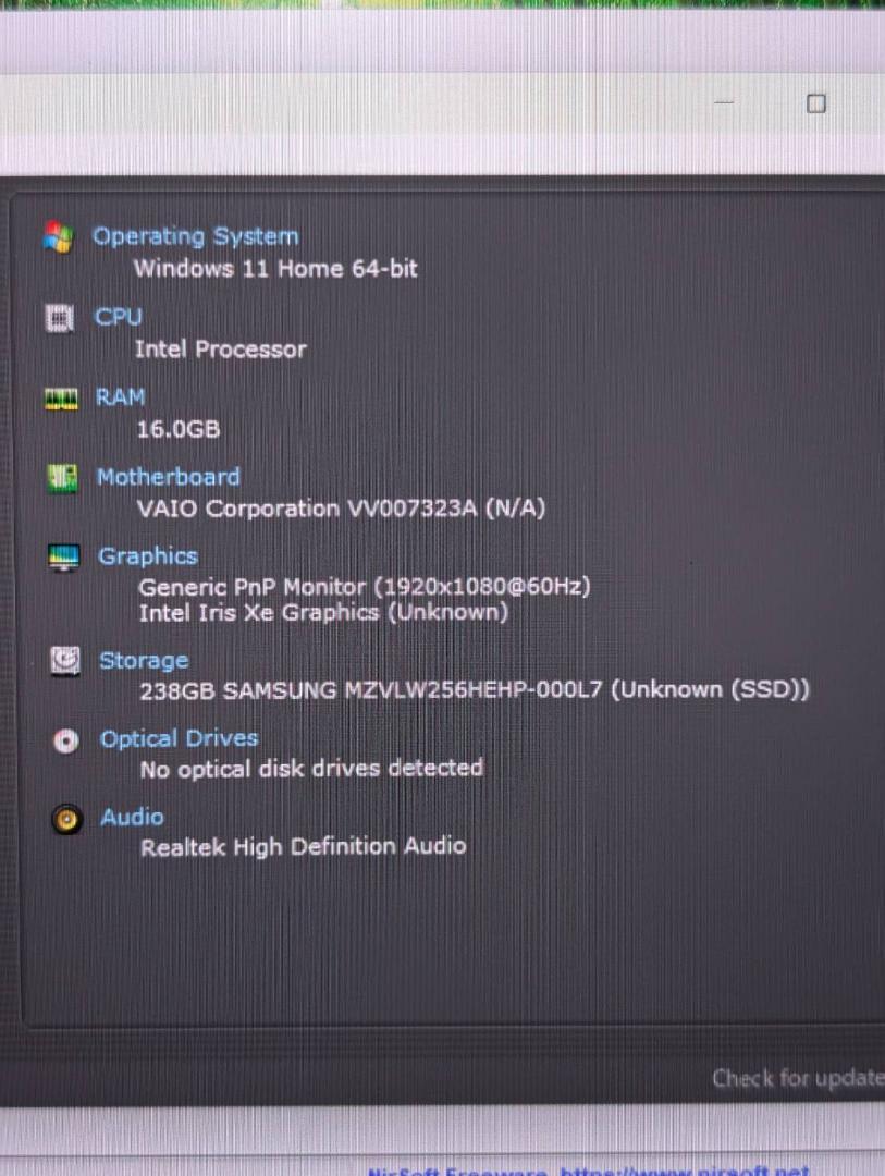 ☆第12世代☆ VAIO S13 i5-1235U 16GB SSD256GB