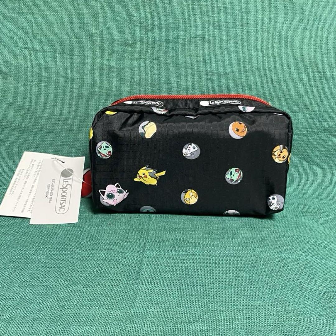 【新品未使用】レスポ レスポートサック ポーチ ジップポケット ポケモン