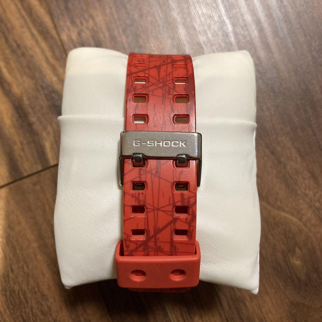 CASIO G-SHOCK GA-110SL アナデシ スラッシュパターン 赤