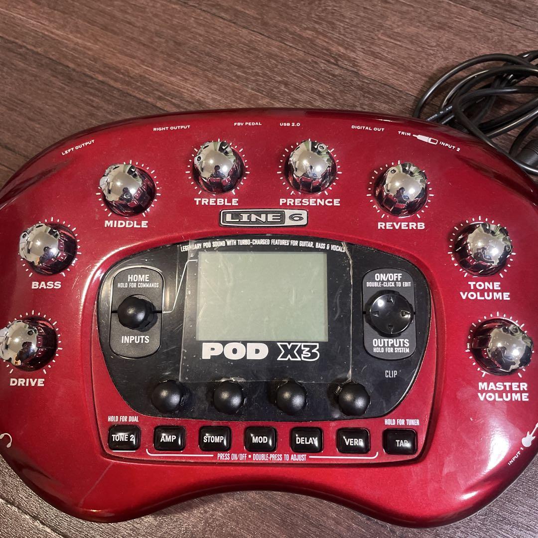 LINE 6 POD X3 ギターエフェクター
