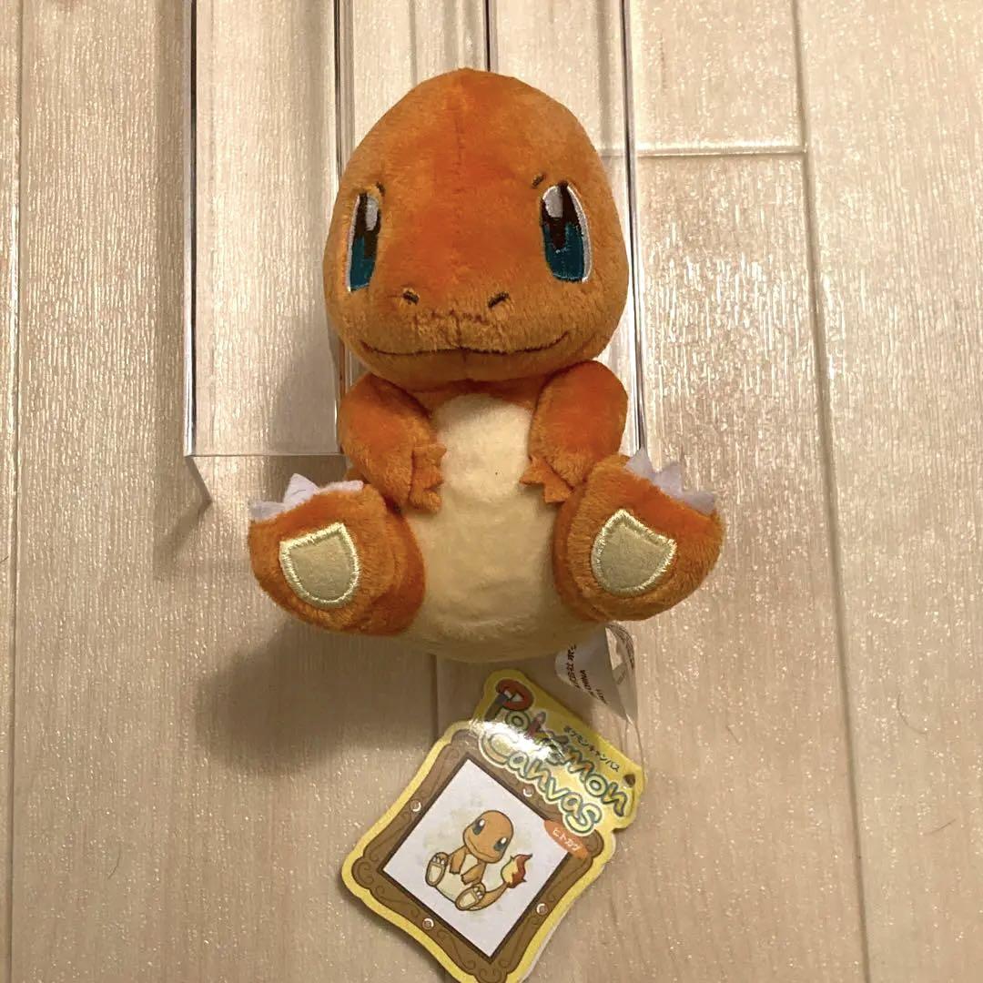 ヒトカゲ キャンバス ぬいぐるみ ポケモンセンター - メルカリ
