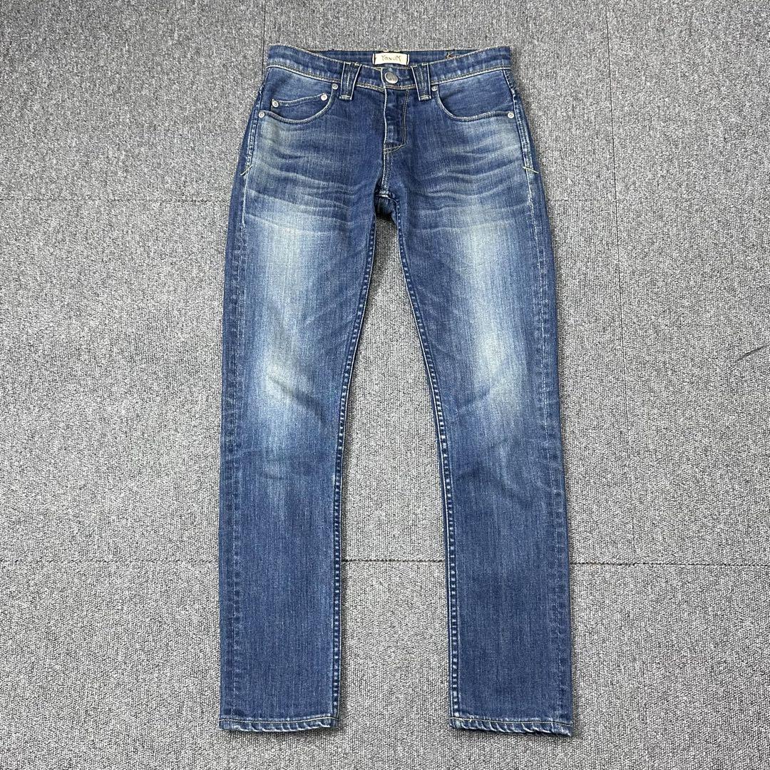 【美品】ヤヌーク　リラックスドスリムデニムパンツ・KAY・Spillproof 美品】ヤヌーク リラックスドスリムデニムパンツ・KAY