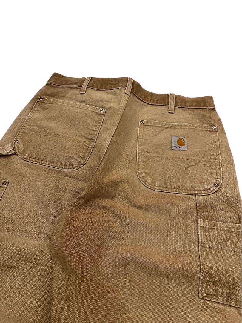 Carhartt ベージュ ワークパンツ ダブルニー カーハート
