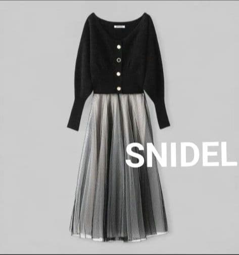 SNIDEL ブラック セットアップM・Snidel