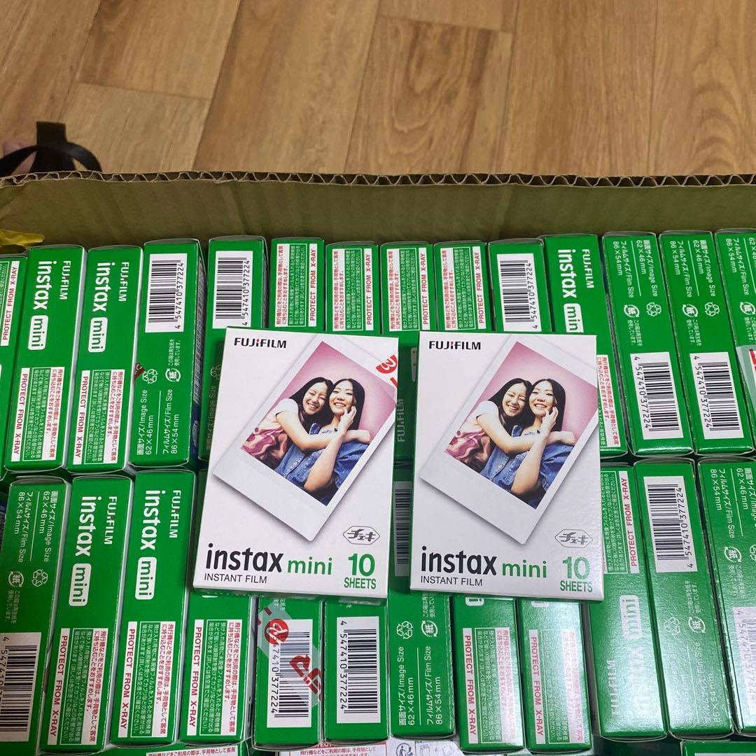 【新品未使用】インスタックスミニ　フィルム　計300枚