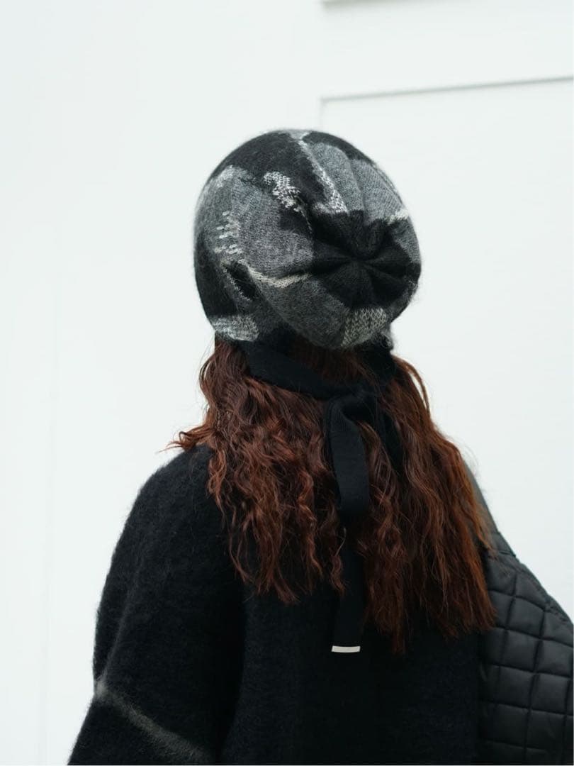 CFCL MOHAIR PULLOVER ブラック マルチ 1 新品 タグ付き