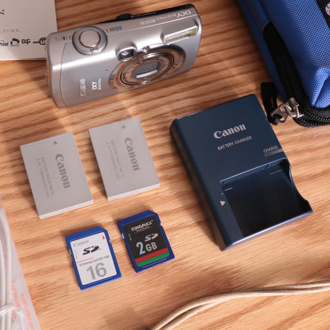 チョコ様 動作OK Canon IXY DIGITAL 800IS 付属品多数