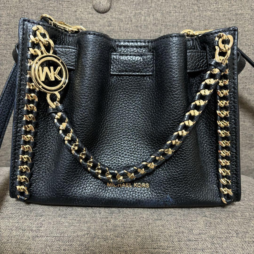 MICHAEL KORS ミナ スモール ロゴ チェーン クロスボディバッグ マイケルコース ミナ スモール チェーン クロスボディ バッグ