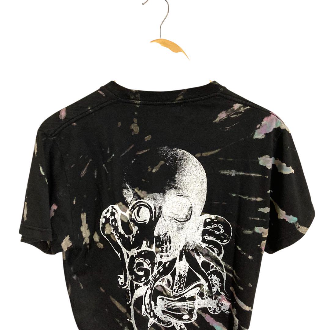 ゲルニカ GUERNIKA Tシャツ タイダイ 総柄 ブラック 人気デザイン