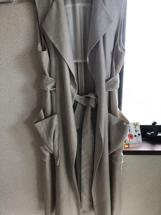 新品 Tomorrowland リネンシルク ロングジレ