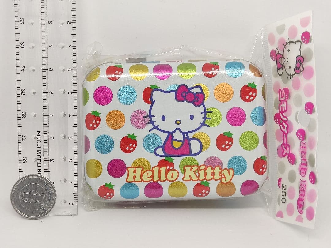 ちょい難 コモノケース ハローキティ アルミ缶 ミニ小物入れ カラフル