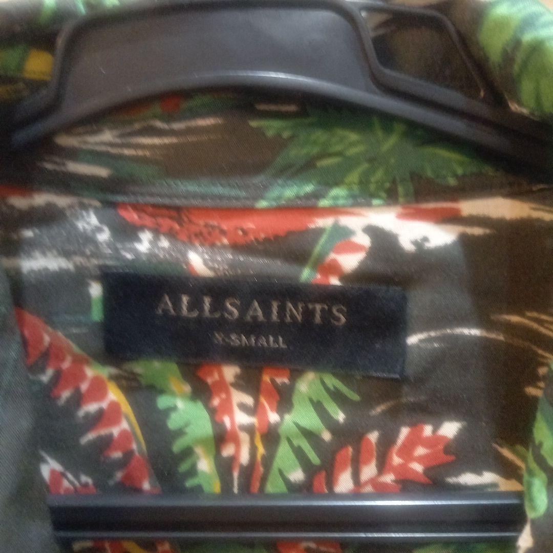 ALL SAINTS 　アロハ調半袖シャツ　XS