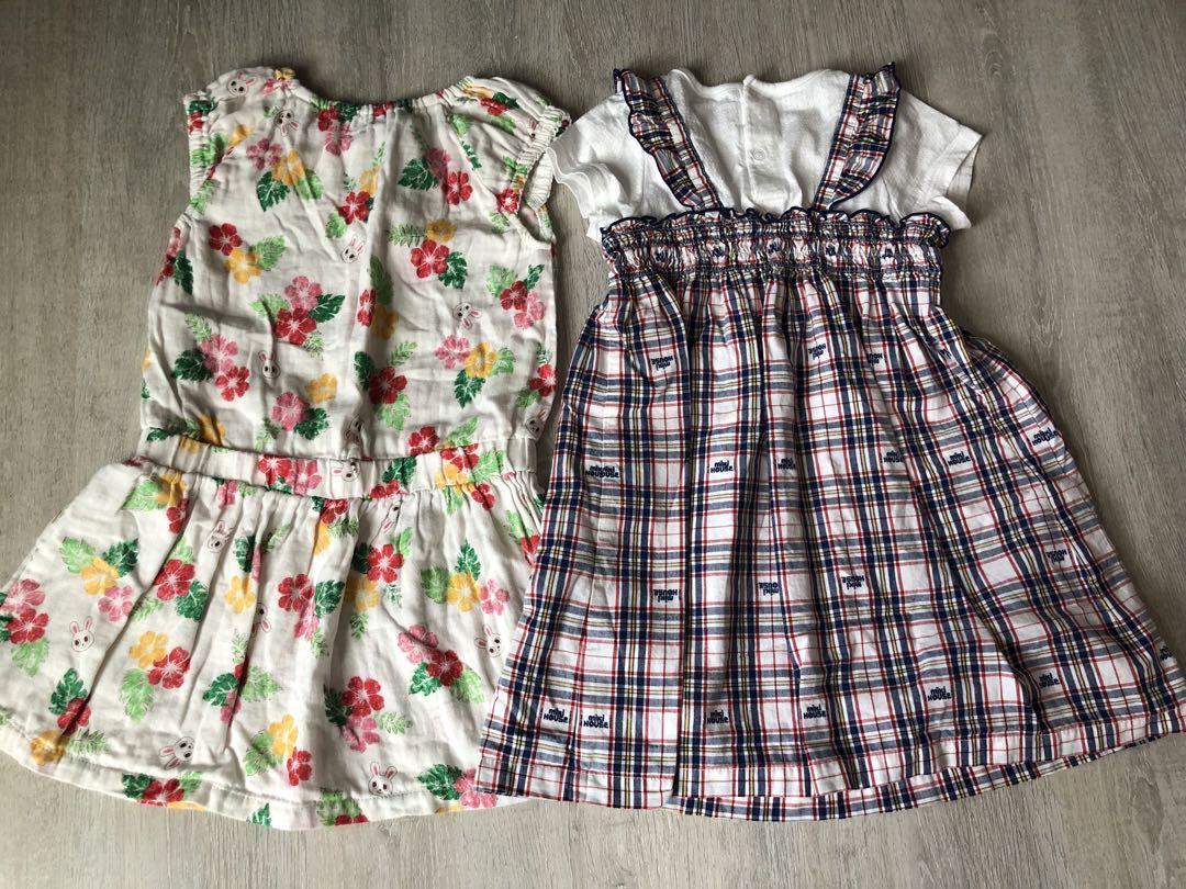 ミキハウス  ワンピース　100  女の子　うさこ　まとめ売り