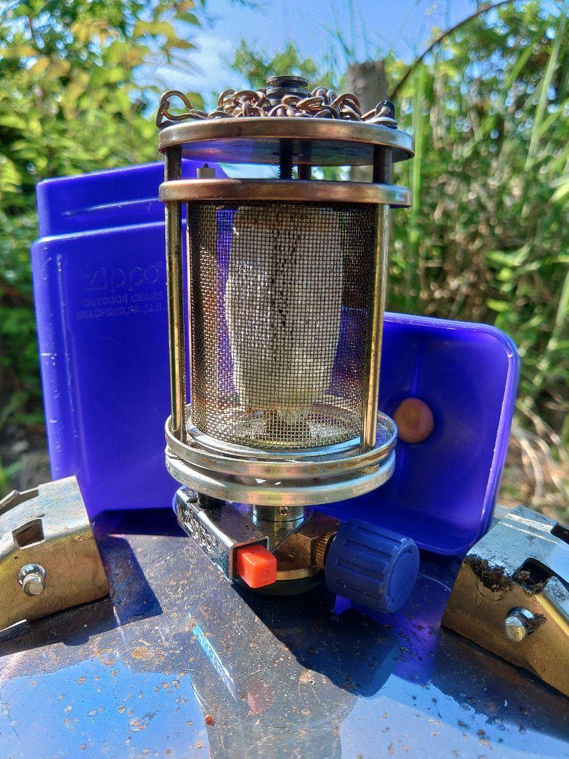 Zippo メッシュフィルターランタン 紫 ケース付き
