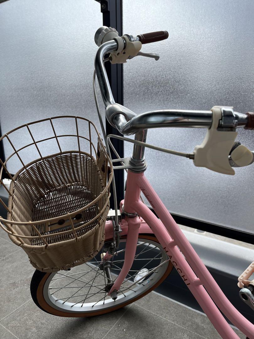 補助輪付き キッズ向け自転車 ブリジストン HACCHI ピンク