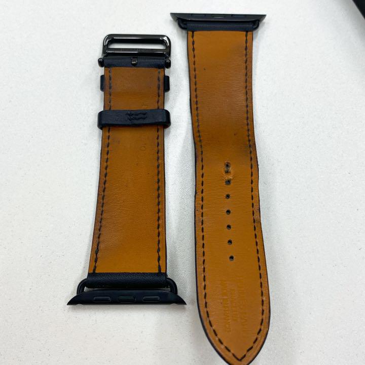 通販最安値 人気色 レザーストラップ 44mm Apple tCsol-m96166068731 アップルウォッチ エルメス お得格安