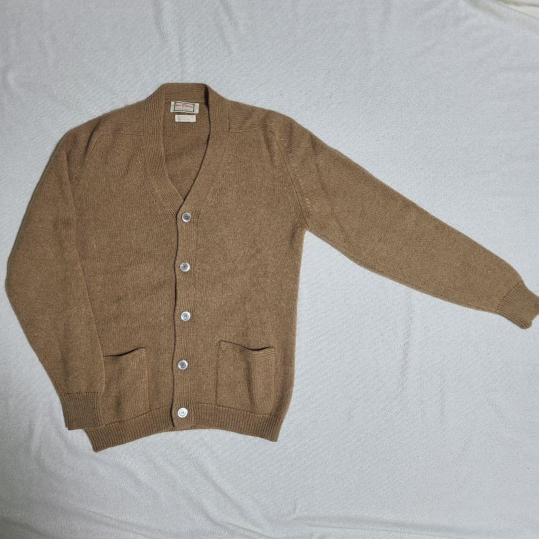 週末限定値下げ 80s Alan Paine CAMEL HAIR カーディガン