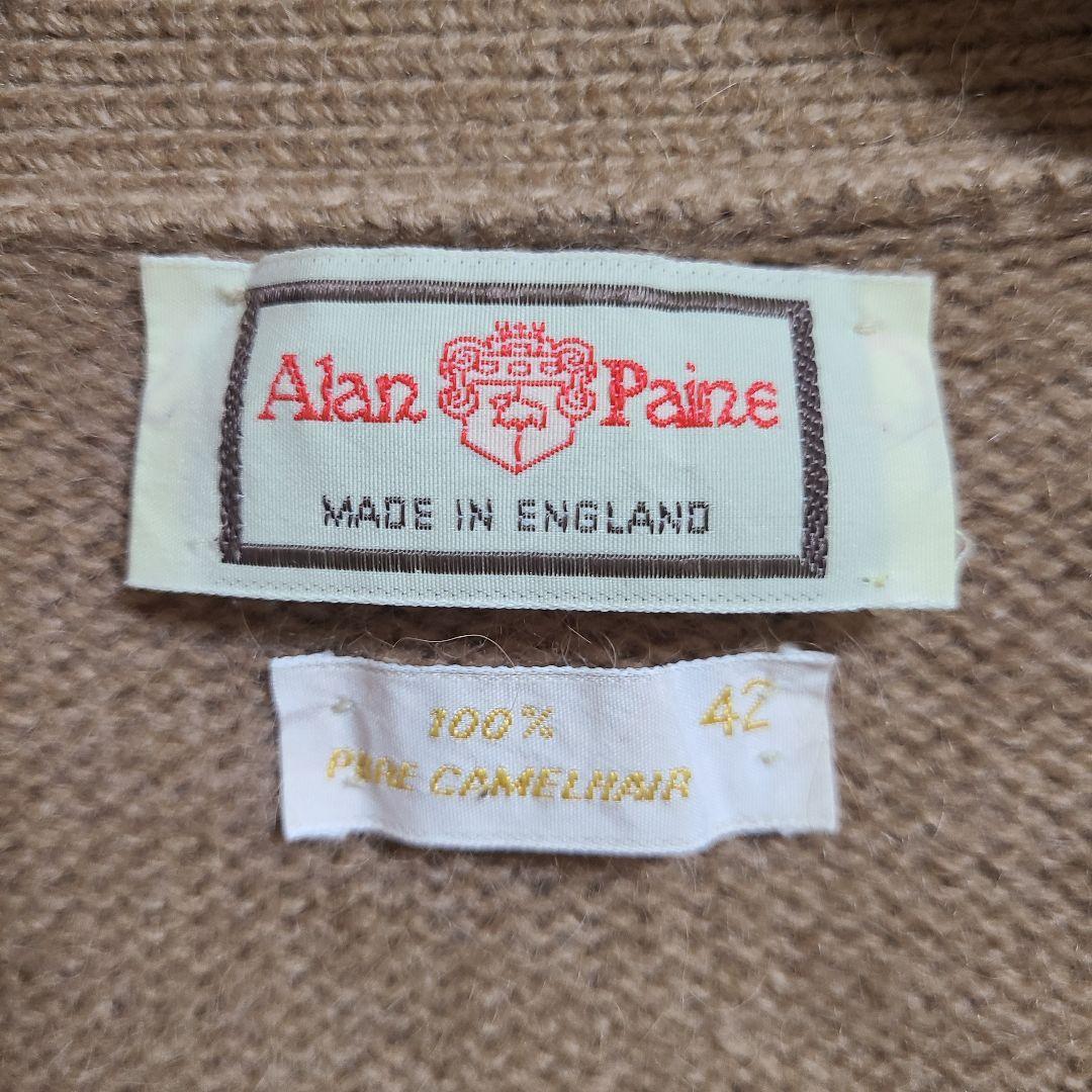 週末限定値下げ 80s Alan Paine CAMEL HAIR カーディガン