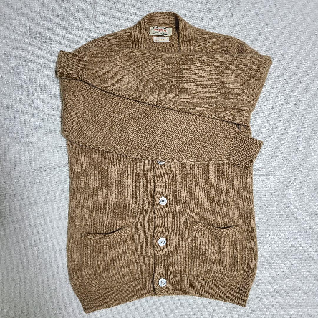 週末限定値下げ 80s Alan Paine CAMEL HAIR カーディガン