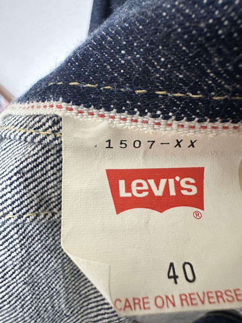 Levi's Gジャン 507XX W40L ダークブルー