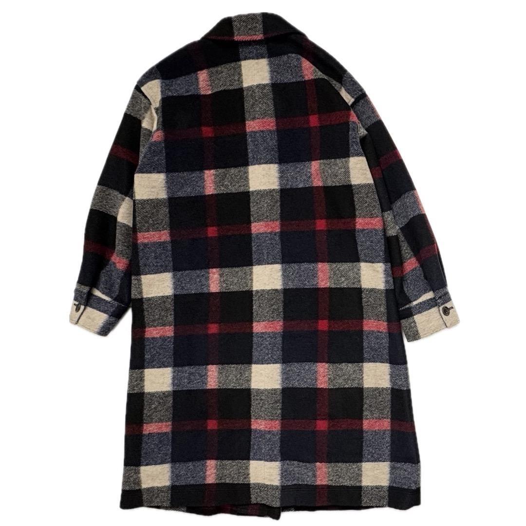 シービー クレストブリッジ チェック ロングコート S ネイビー コーディガン シービー クレストブリッジ チェック ロングコート S ネイビー コーディガン