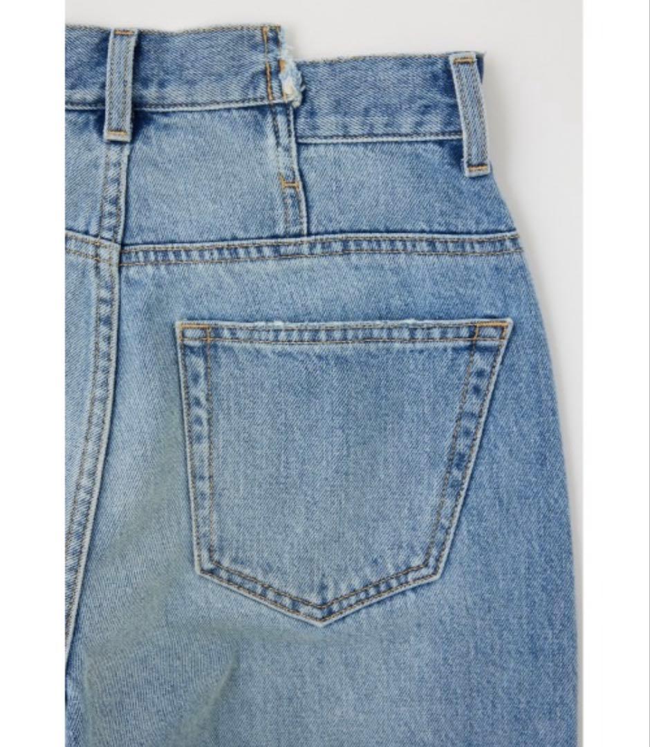 MOUSSY CROSS WAIST WIDE STRAIGHT