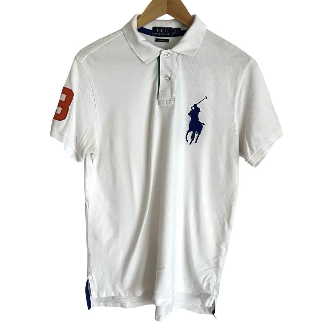 POLO RALPH LAUREN - ポロラルフローレン ポロシャツ ホワイト L