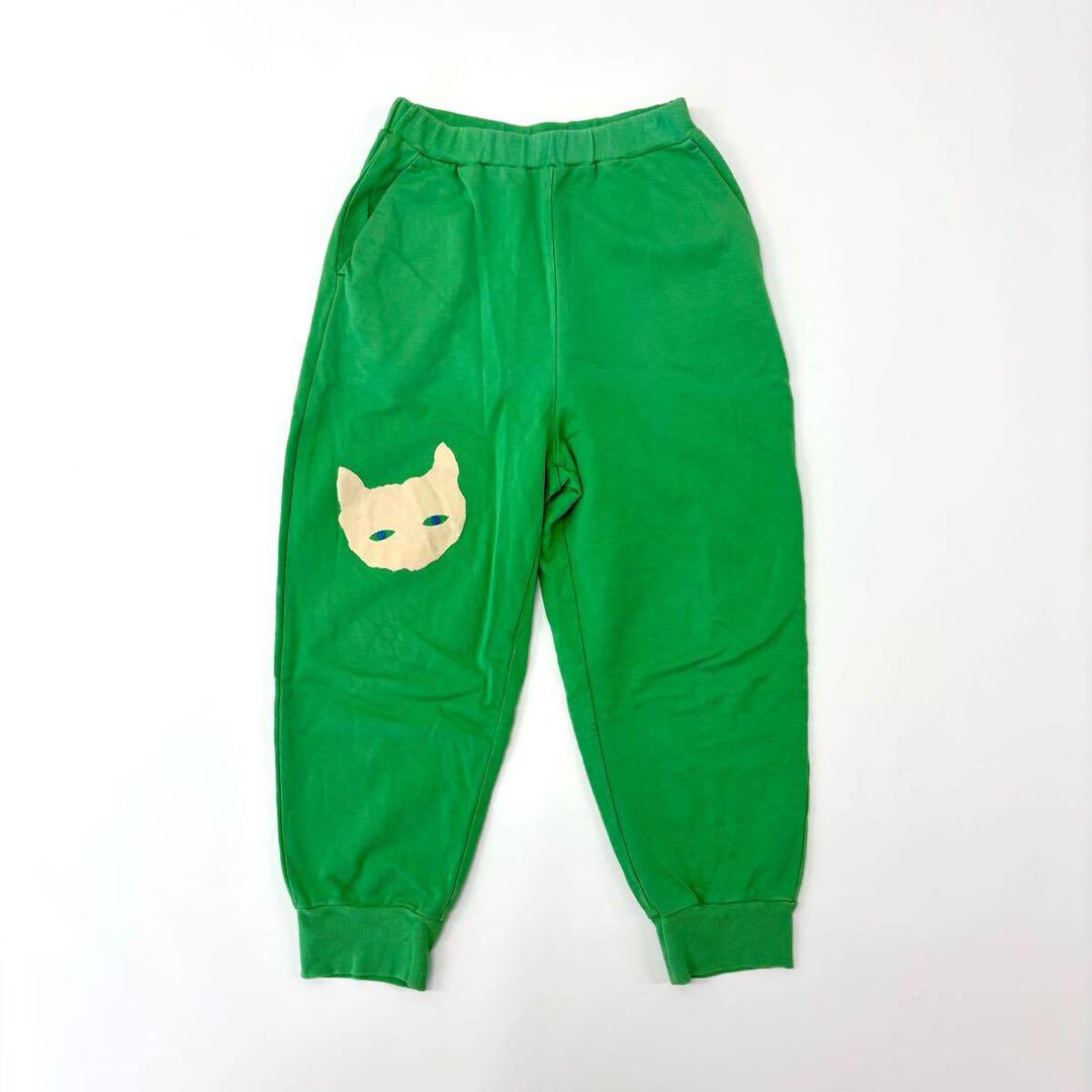 ミナペルホネン キッズ ミチオ パンツ ウエストゴム 日本製 グリーン 140