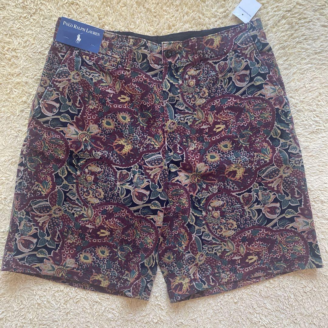 ラルフローレン ショーツ ハーフパンツ ペイズリー 総柄 32