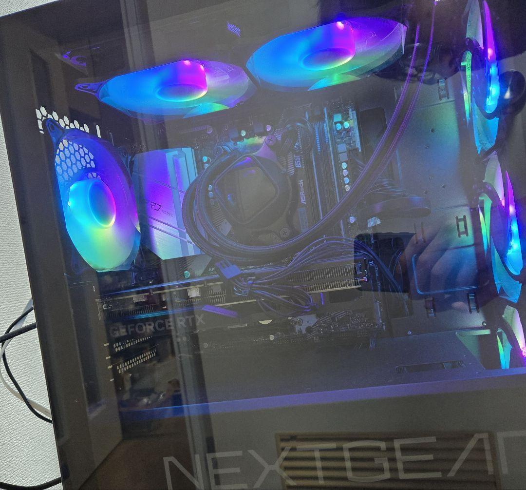 高性能 ゲーミングpc NEXTGEAR RTX4060Ti Wi-Fi