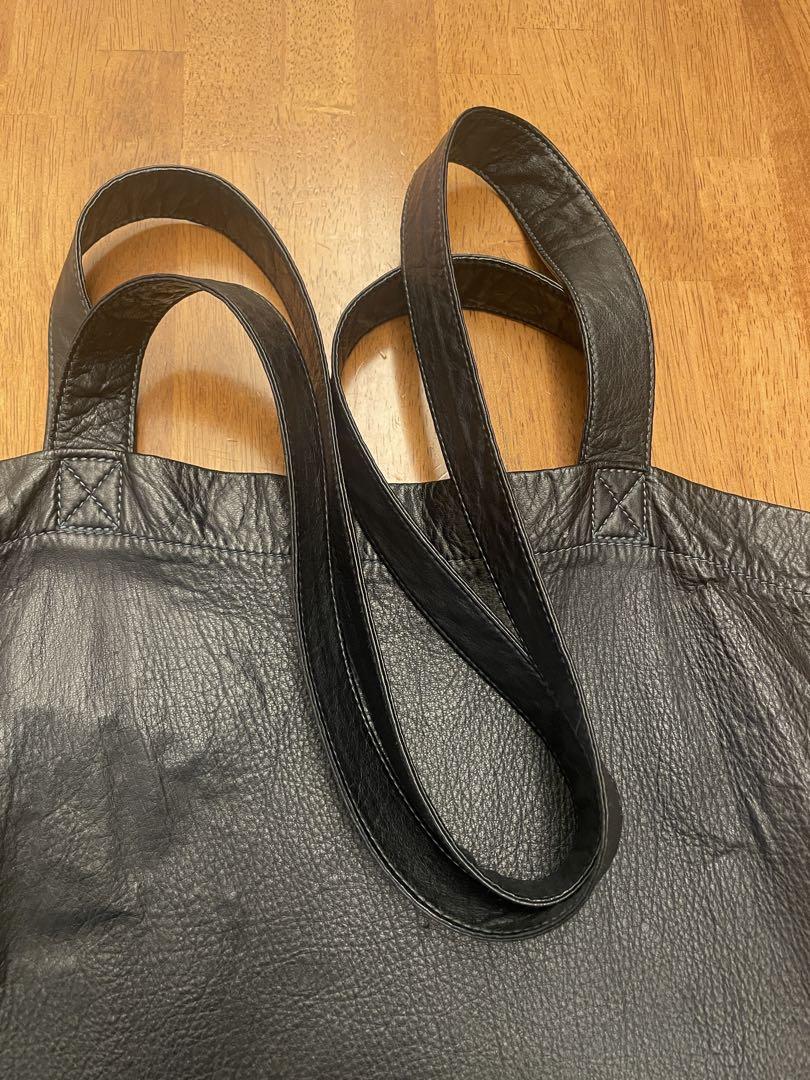 Aeta ディアレザーダブルフェイストートバッグ L