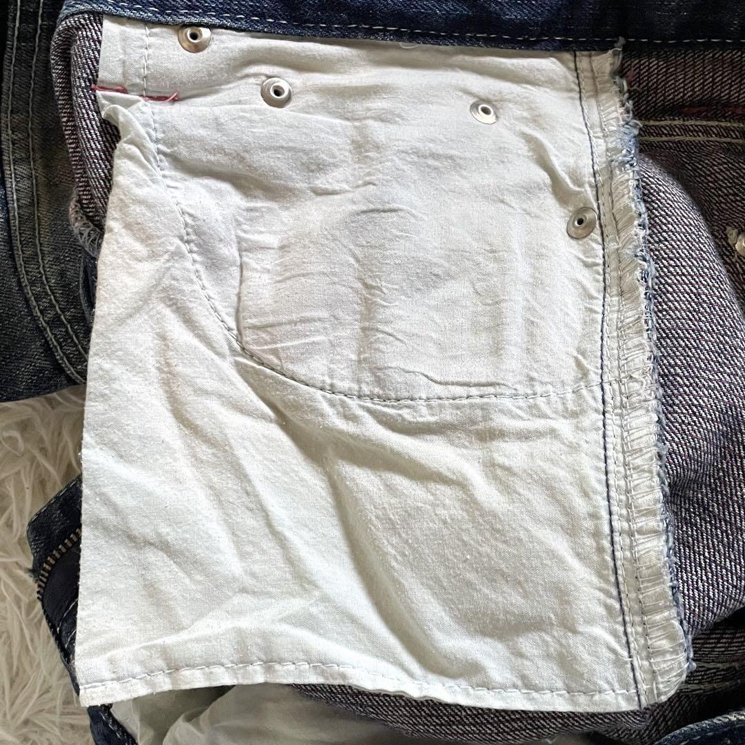 LAGUST デニムパンツ フレアパンツ ダメージ&USED加工品 y2k 3