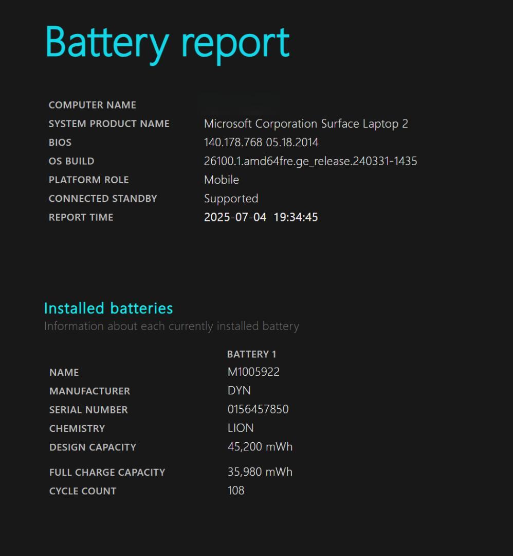 Microsoft Surface Laptop2（サーフェスラップトップ２）