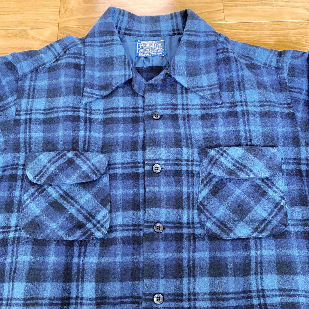 PENDLETONペンドルトン70s ウール ボードシャツ チェック シャドー